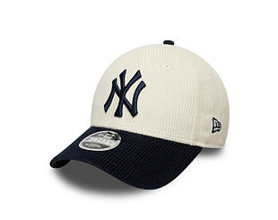 Kids Cap New Era - MLB Cord 9FORTY M-CROWN - NY Yankees - Cream / Navy