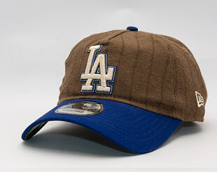 Cap New Era × Three Looms - Chestnut Pinstripe 9TWENTY A-Frame - LA Dodgers