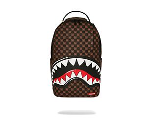 Backpack Sprayground - Sharks In Paris Wtf Bubble Brown Check Backpack