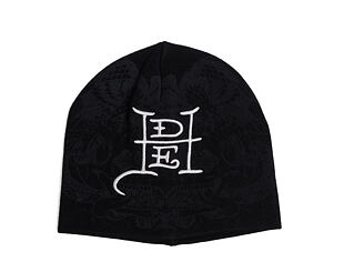 Beanie Ed Hardy - Unisex Flaming Skull Beanie - Black
