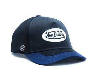 Cap Von Dutch - Denim Visor Patch Premium Trucker - Black / Navy