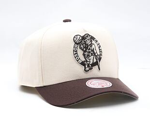 Cap Mitchell & Ness - NBA Brown And Cream Pro Snapback - Boston Celtics - Cream
