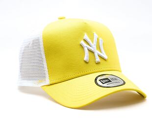 Cap New Era - MLB Essential 9FORTY A-Frame Trucker - NY Yankees - Yellow / White