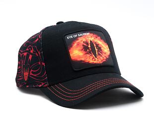 Cap Capslab - Lord of the Rings Trucker - Eye of Sauron - Black / Red