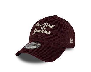 Cap New Era - MLB Cord Script 9TWENTY A-Frame - NY Yankees - Maroon