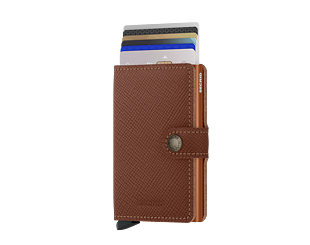 Secrid Miniwallet Saffiano Caramel