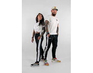 Kappa 222 BANDA WRASTORIA Slim Black/White/Grey Womens Sweatpants