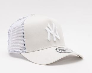 New Era 9FORTY Trucker MLB League Essential New York Yankees Satin / White Cap