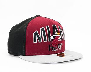 New Era 59FIFTY Word Ark Miami Heat Team Color Cap