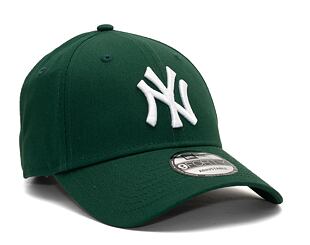 Kšiltovka New Era - MLB Essential 9FORTY - NY Yankees - Dark Green / White