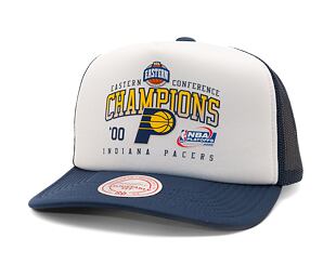 Kšiltovka Mitchell & Ness Champions Trucker NBA Indiana Pacers White