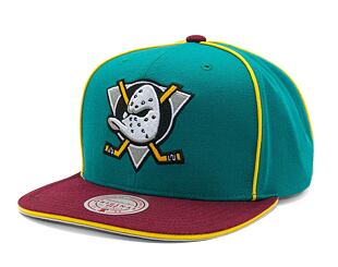 Kšiltovka Mitchell & Ness - Anaheim Ducks - Pipe Snapback Vntg - Teal
