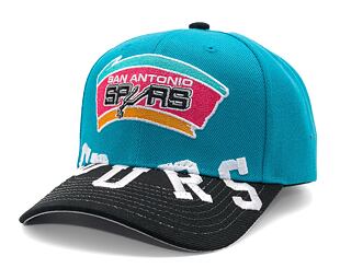 Kšiltovka Mitchell & Ness - San Antonio Spurs - Underarch Pro Snapback Hwc - Teal