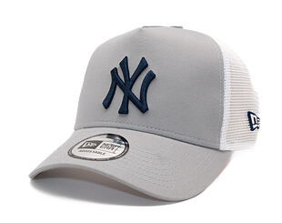 Kšiltovka New Era - MLB Side Patch 9FORTY Trucker - NY Yankees - Grey