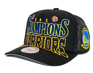 Kšiltovka Mitchell & Ness - NBA Big Champ Trucker - Golden State Warriors - Black