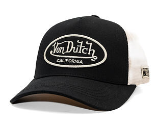 Kšiltovka Von Dutch - Trucker - Flag - Black/White