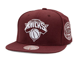 Cap Mitchell & Ness - NBA Fashion Basic Snapback - New York Knicks - Dark Purple