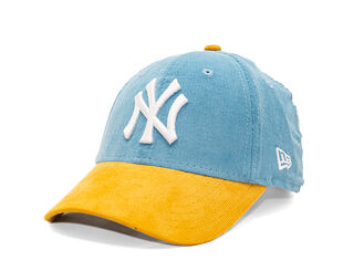 Kids Cap New Era - MLB Kids Cord 9FORTY - NY Yankees - Blue Foam / Yellow