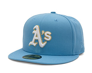 New Era - MLB Seasonal 59FIFTY - Oakland Athletics - Sky Blue / Pink UV