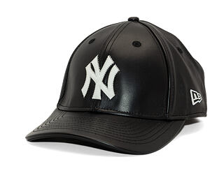 Cap New Era - MLB IMAGE DROP - Leather 9FORTY M-CROWN - NY Yankees - Black