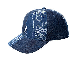 Cap Kangol - TRENDS PACK - Denim Mashup Baseball - Medium Blue Floral