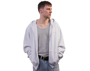 Signature Oversized Zip Hoodie