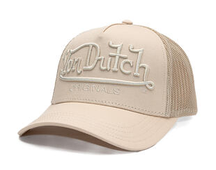 Cap Von Dutch - Trucker - Originals Logo Beige