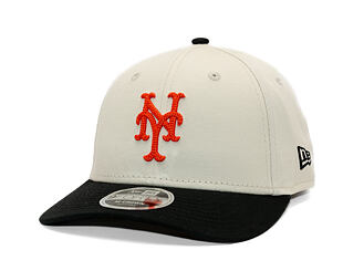Cap New Era - MLB Side Script 9FORTY M-CROWN - NY Mets - Cream / Black