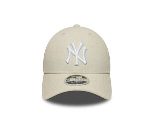 Cap New Era - MLB Linen 9FORTY M-CROWN - NY Yankees - Stone