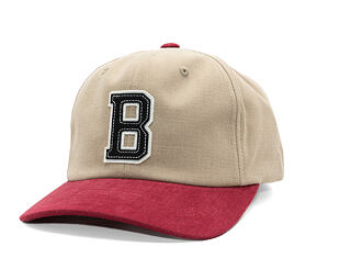 Cap Brixton - Big B Mp Cap - Sand/Burgundy