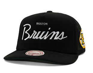 Cap Mitchell & Ness - Head Coach Trucker - NHL - Boston Bruins - Black