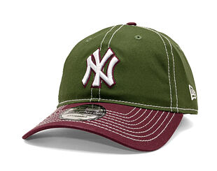 Cap New Era - MLB "Seasonal 2 Tone" 9TWENTY - NY Yankees - Green / Burgundy