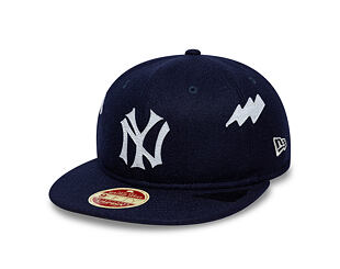 Cap New Era - MLB IMAGE DROP Heritage 9FIFTY Retro Crown - NY Yankees - Navy / Cream