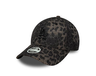 Womens Cap New Era - MLB Cosy Leopard 9FORTY - LA Dodgers - Black