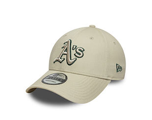 Cap New Era - MLB Team Outline 9FORTY - Oakland Athletics - Stone / Cilantro Green
