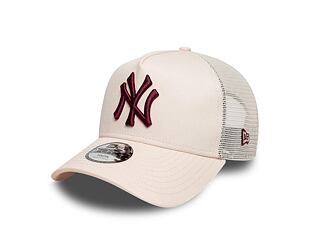 Kids Cap New Era - MLB League Essential 9FORTY A-Frame Trucker - NY Yankees - Blush Pink