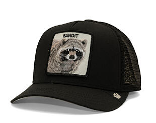 Kids Cap Goorin - Bandit (all Black) - Raccoon - Black