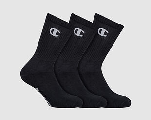 Champion 3P CREW SOCKS LEGACY Black