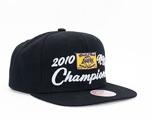 Mitchell & Ness 10 NBA CHAMPS SNAPBACK HWC Los Angeles Lakers Black Cap