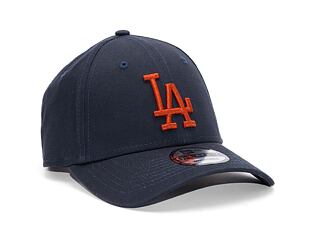 New Era 9FORTY MLB League Essential Los Angeles Dodgers Navy / Brown Cap