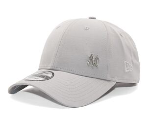New Era 9FORTY Flawless Logo New York Yankees Strapback Gray Cap