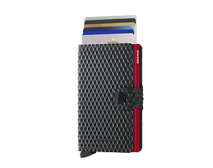 Secrid Cubic Black-Red Wallet