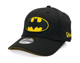 Dětská Kšiltovka New Era - WARNER BROS DC Print 9FORTY - Batman - Black