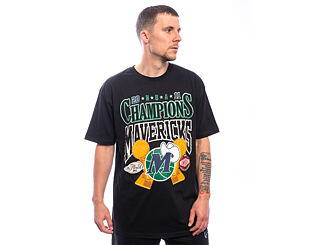 Triko Mitchell & Ness - NBA Big Champ Tee - Dallas Mavericks - Black