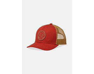 Kšiltovka Brixton - Crest X Mp Mesh Cap - Phoenix Orange/Mojave