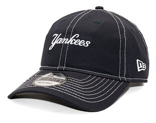 Kšiltovka New Era - MLB Contrast Stitch 9TWENTY - NY Yankees - Navy / White