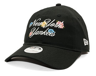 Dámská Kšiltovka New Era - MLB Floral Script 9TWENTY - NY Yankees - Black