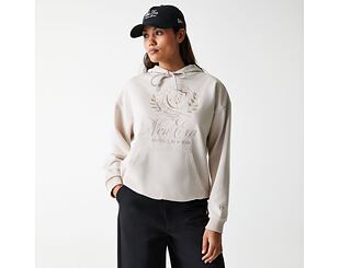 Dámská Mikina New Era - Crest Hoodie - Stone