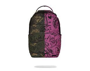 Sprayground - Split Pink And Camo Dlx Backpack 