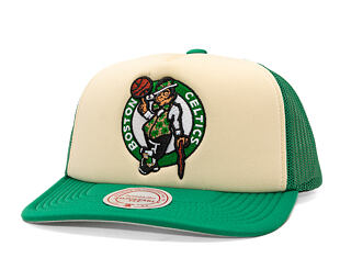 Kšiltovka Mitchell & Ness - NBA Vintage Block Trucker - Boston Celtics - Cream